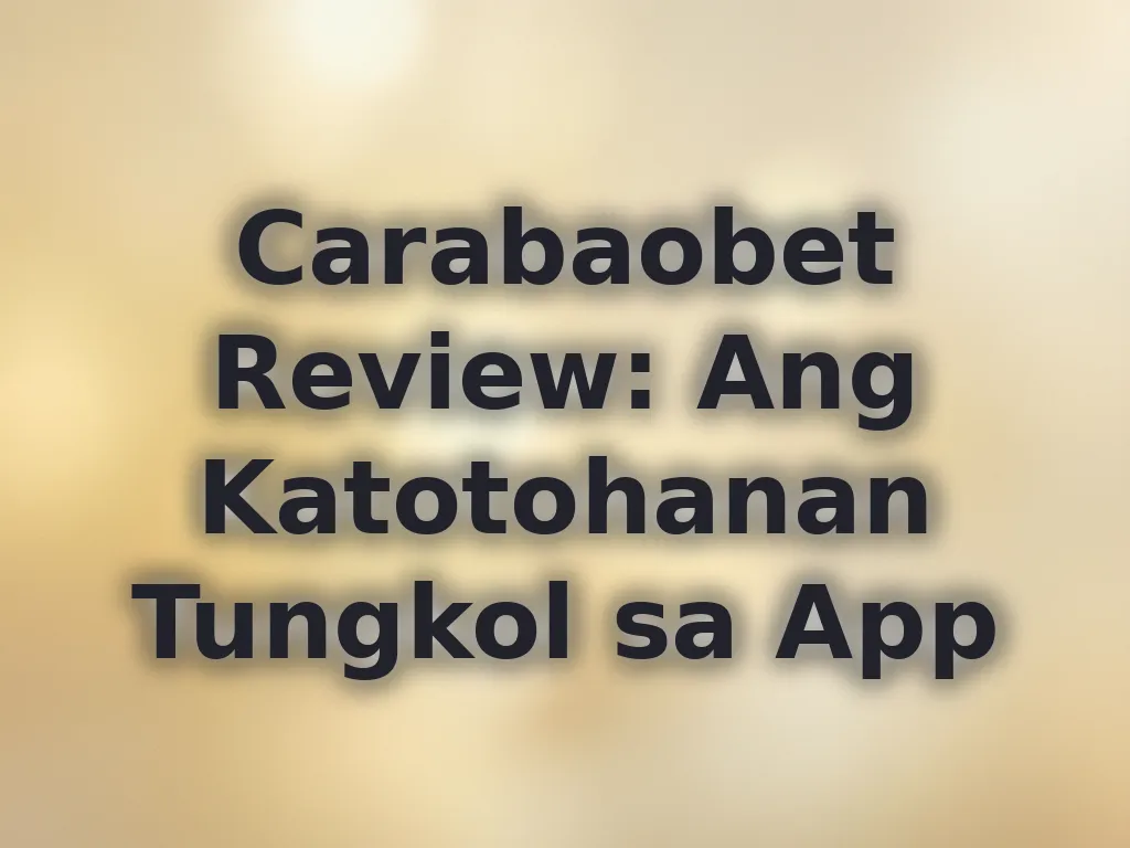 Review ng Carabaobet
